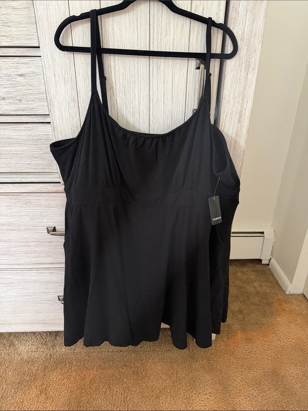 torrid Black Scoop Neck Flowy Dress